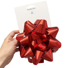 Presentrosett, metallic röd 1 st