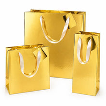 Vinpåse, guld 30,5x12,5x9 cm
