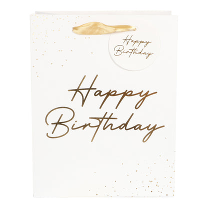 Presentpåse, happy birthday 18x23x10 cm