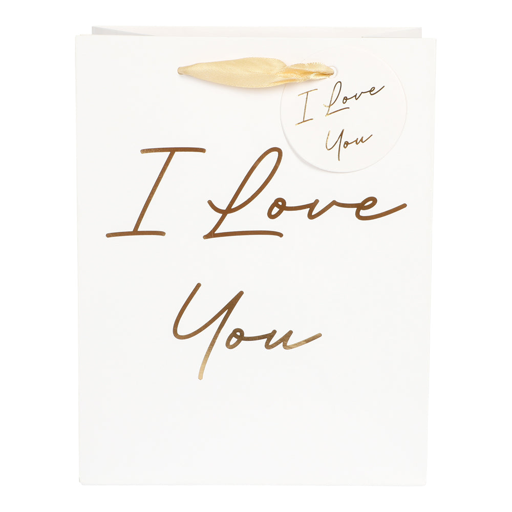 Presentpåse, I love you 18x23x10 cm