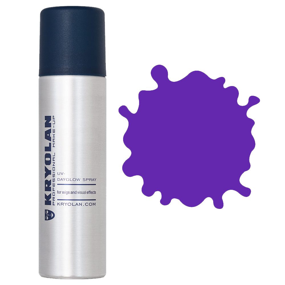 Kryolan UV hårspray, violett 150 ml