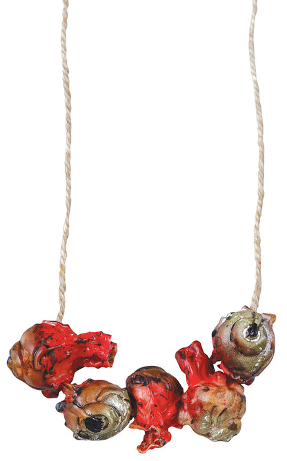 Prop, utskurna ögon halsband