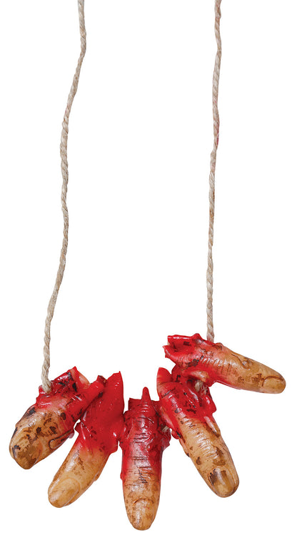 Prop, avskurna fingrar halsband