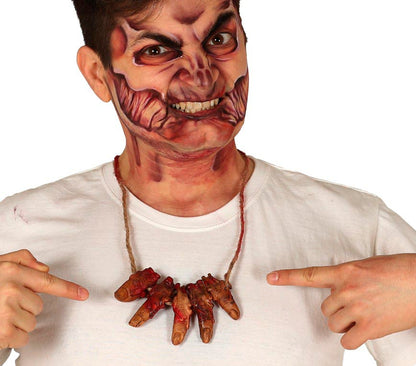 Prop, avskurna fingrar halsband