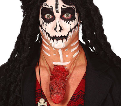 Prop, utslitet hjärta halsband