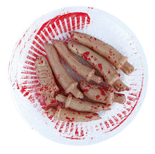 Prop, köttdisk avhuggna fingrar 19x12 cm 8 st