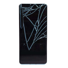 Sprucken mobilskärm