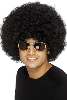 Peruk, 70-tal funky disco svart