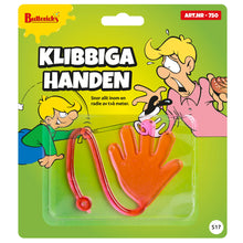 Klibbiga handen