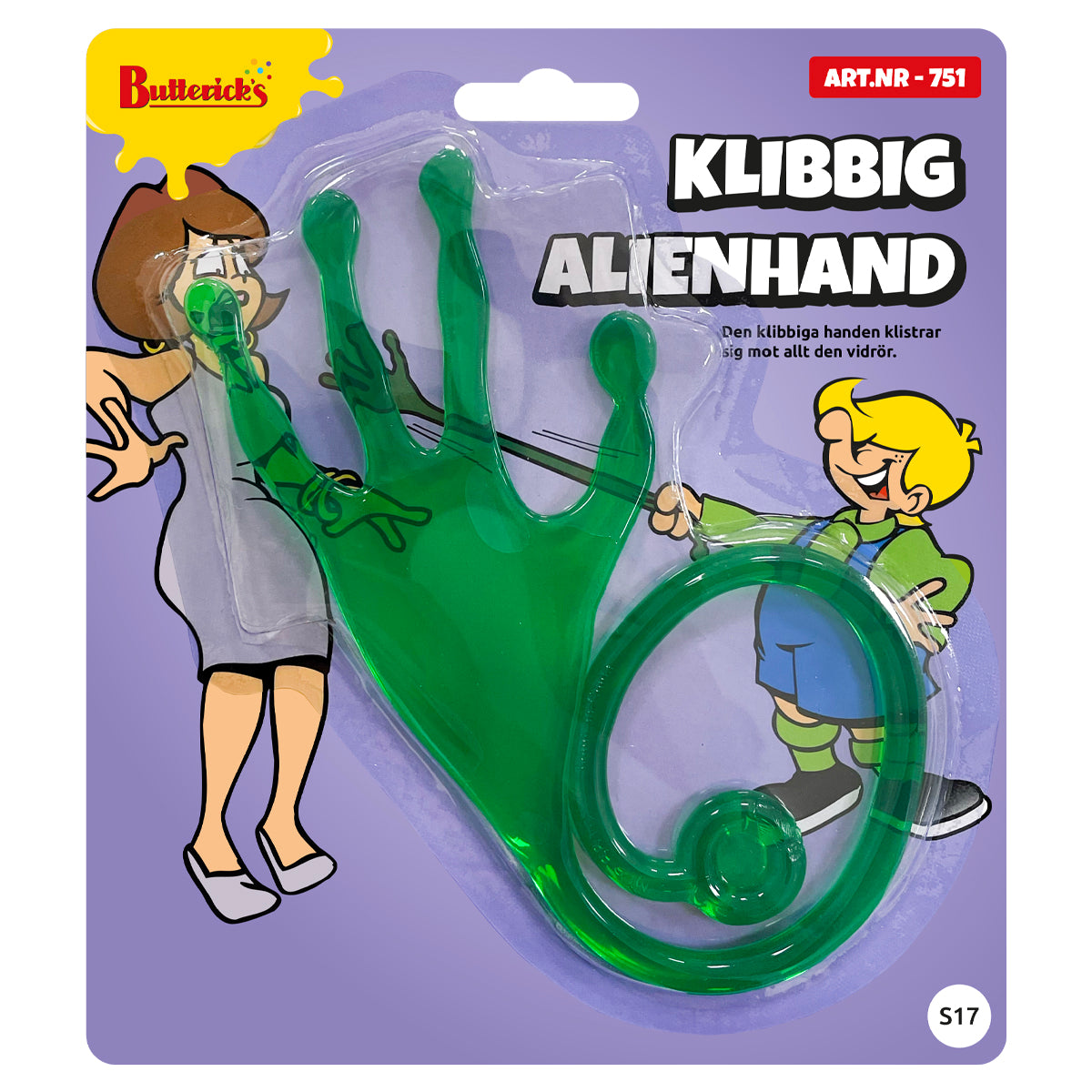 Klibbig alienhand
