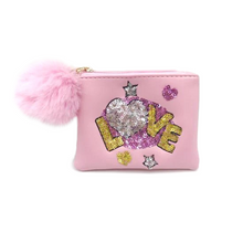 BÖRS LOVE ROSA TINKA WALLET