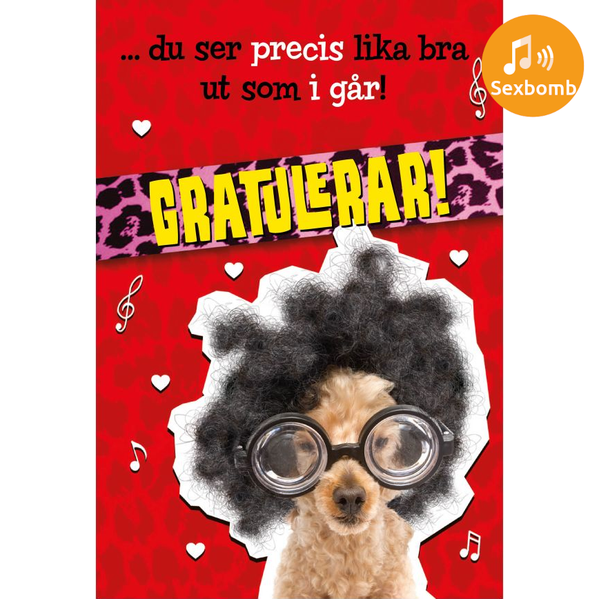 Dubbla kort med ljudeffekt, Bekymra dig...