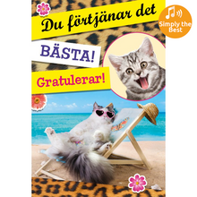 Dubbla kort med ljudeffekt, Koppla av..