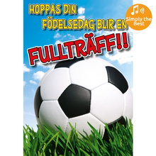 Dubbla kort med ljudeffekt, fullträff