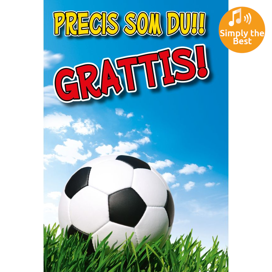 Dubbla kort med ljudeffekt, fullträff