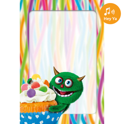 Dubbla kort med ljudeffekt, Happy B