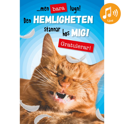 Dubbla kort med ljudeffekt, ..Fågel....