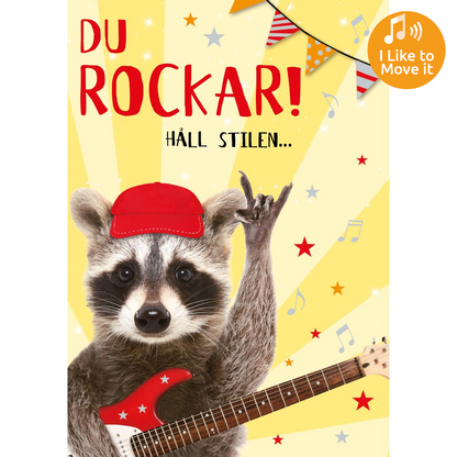 Dubbla kort med ljudeffekt, Du rockar