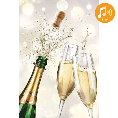 Dubbla kort med ljudeffekt, Skål...