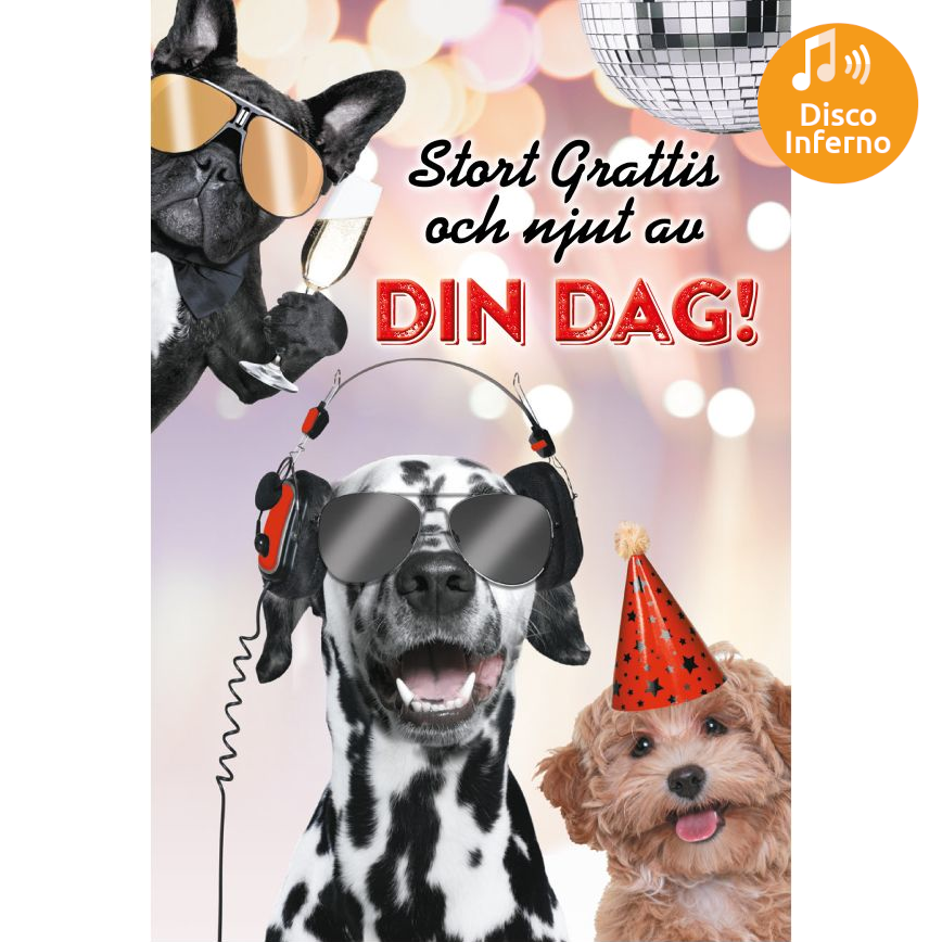 Dubbla kort med ljudeffekt, Kalas