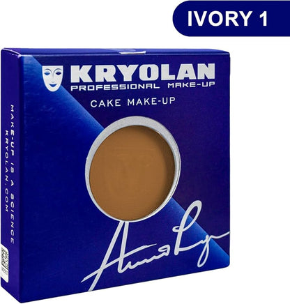 Cake make-up, ivory