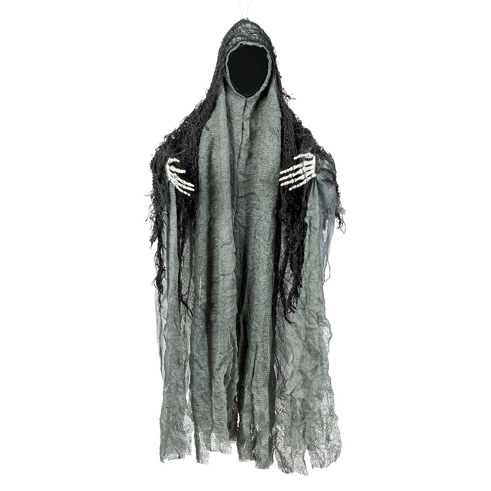 Prop, faceless black ghost 46 cm