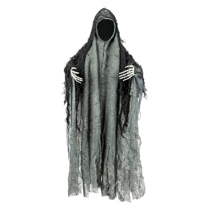 Prop, faceless black ghost 46 cm