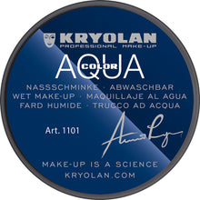 Kryolan Aquacolor, 071 svart 8 ml