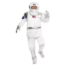 Dräkt, astronaut vit one size