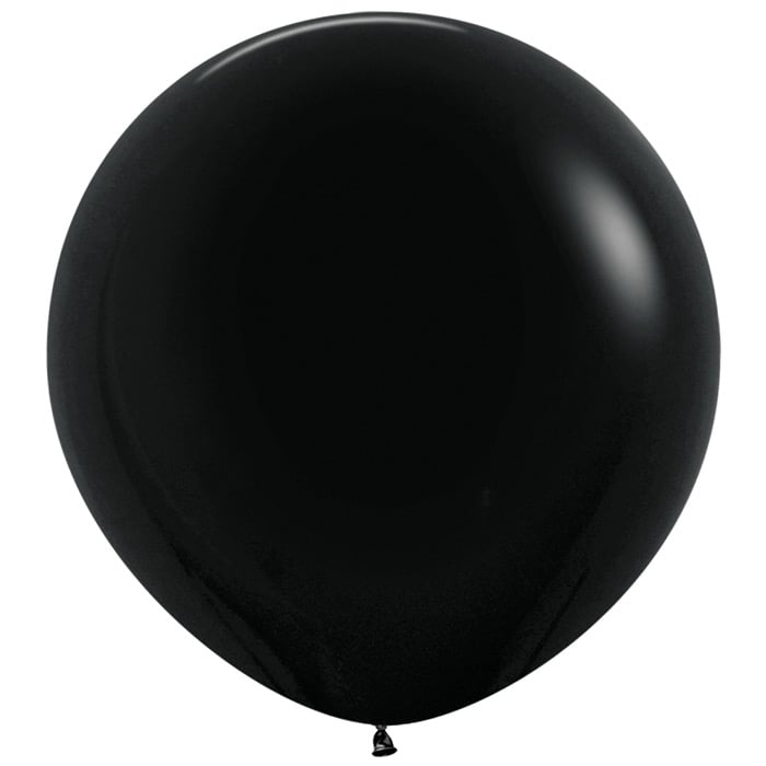 Ballong, jumbo svart 90 cm 1 st