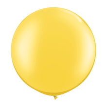 Ballong, rund gul 80 cm