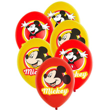 Latexballonger, Musse Pigg 27,5 cm 6 st