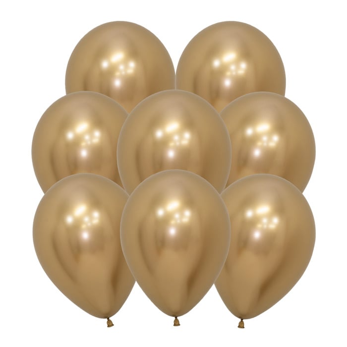 Ballonger, reflex guld 10 st