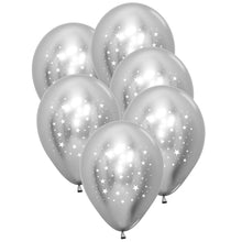Ballonger, stjärnor silver 6 st