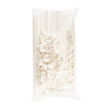 Ballongpinnar, papper vit 100 st 40 cm