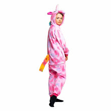 Barndräkt, enhörning rosa 134/140 cl