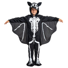 Barndräkt, fladdermusskelett 110/116 cl