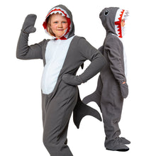 Barndräkt, haj 122/128 cl