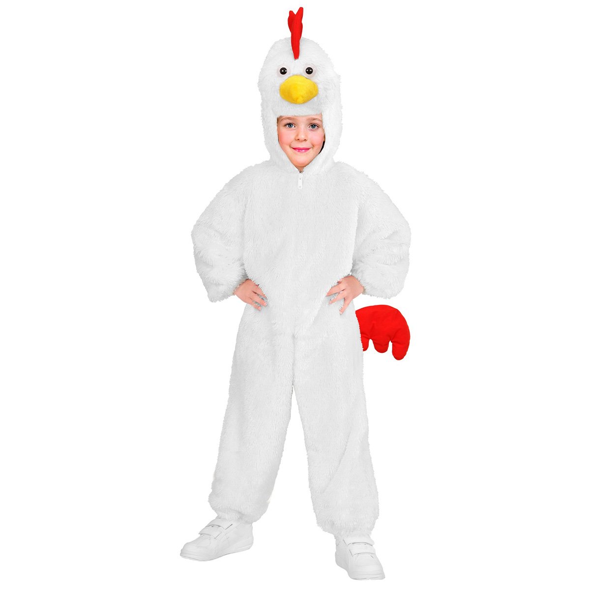 Barndräkt, kyckling vit 98 cm / 1-2 år