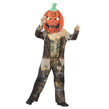 Barndräkt, pumpkin scarecrow reaper S