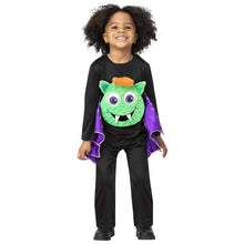 Barndräkt, googly eyed bat 100-113 cl