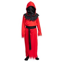 Barndräkt, vålnad röd 110/116 cl