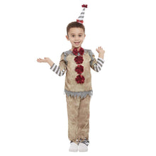 Barndräkt, vintage clown 3-4 år