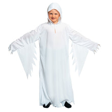 Barndräkt, vit kåpa/spöke 110/116 cl