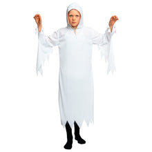 Barndräkt, vit kåpa/spöke 122/128 cl