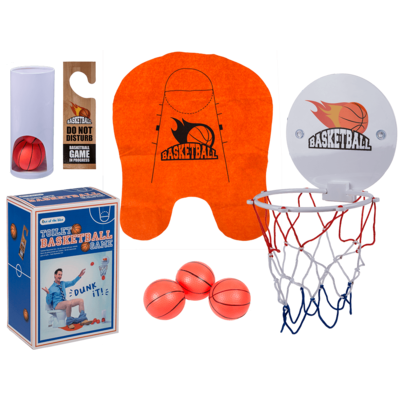 Spel, toalettbasket