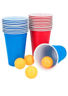 Partyspel, beer pong (22 muggar+ 4 ballar)