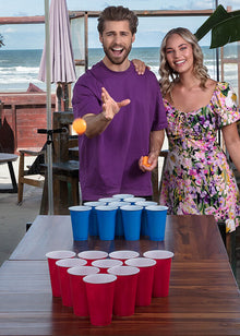 Partyspel, beer pong (22 muggar+ 4 ballar)