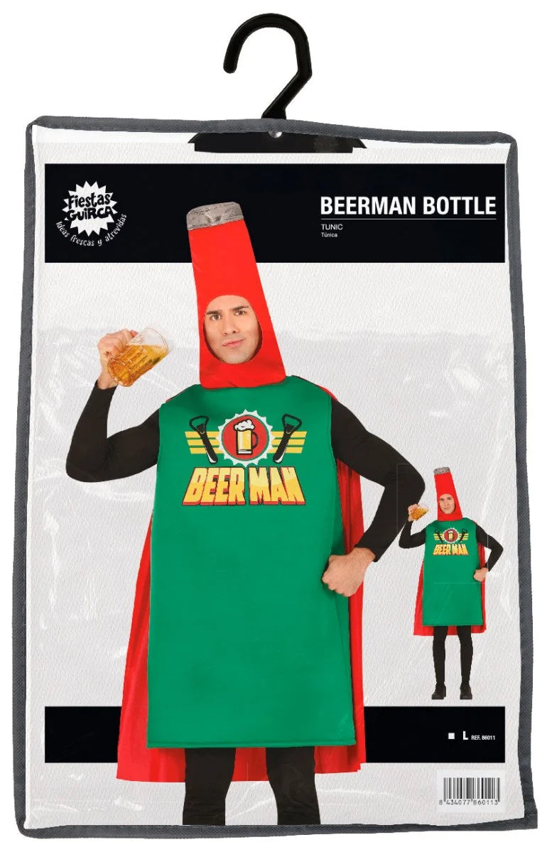 Dräkt, beerman flaska one size