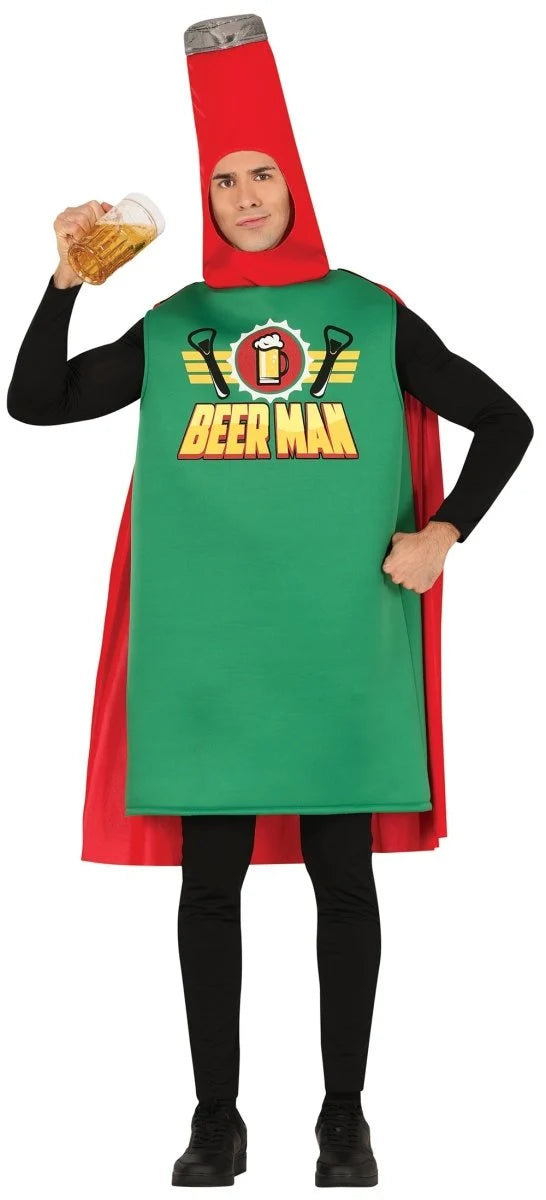 Dräkt, beerman flaska one size